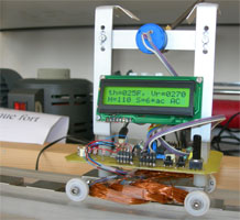 MSlin V2 avec carte de commande et de puissance ainsi que l'�cran LCD et le pendule inverse